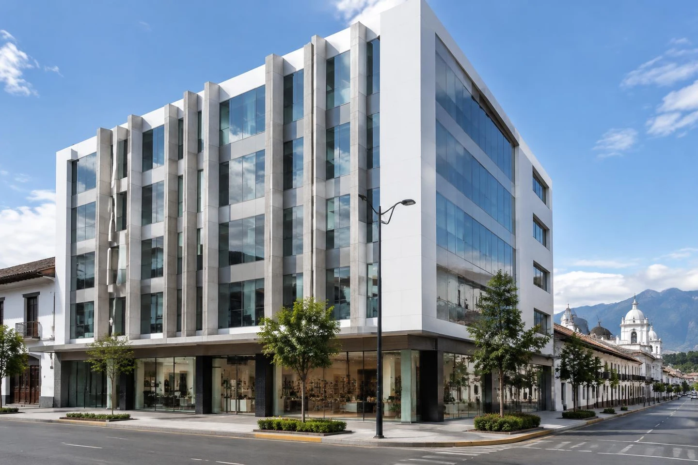 Popayán Trade Center terminado, edificio corporativo y comercial en Popayán